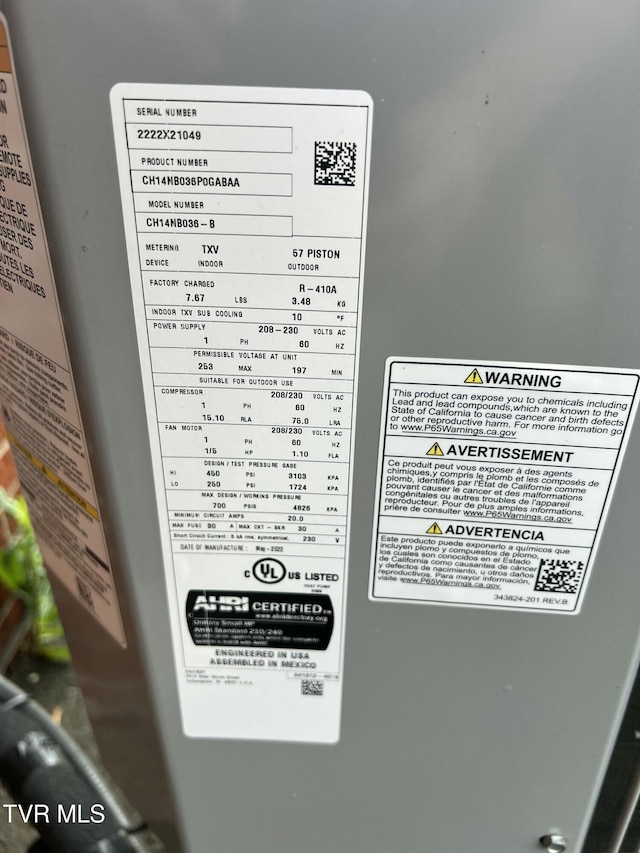 457 Devault St, Church Hill, TN 37642 - detailed view of water heater