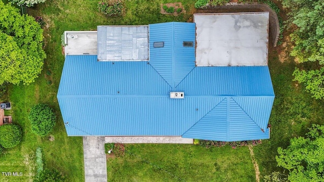 view from above of property