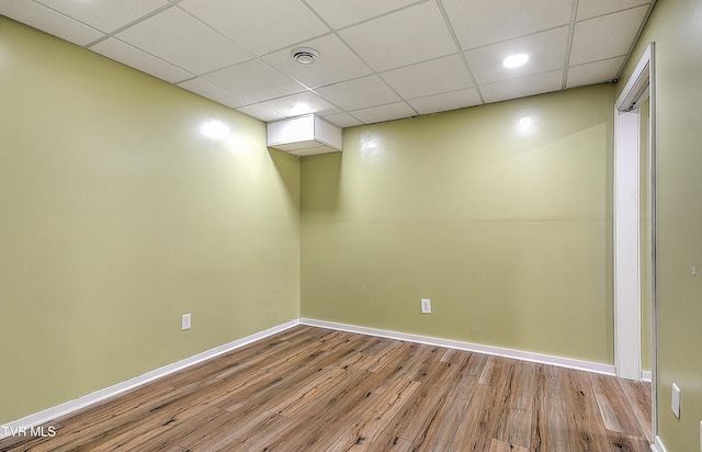 476 Sportsman Dock Rd, Piney Flats, TN 37686 - finished basement featuring wood finished floors, baseboards, and a paneled ceiling