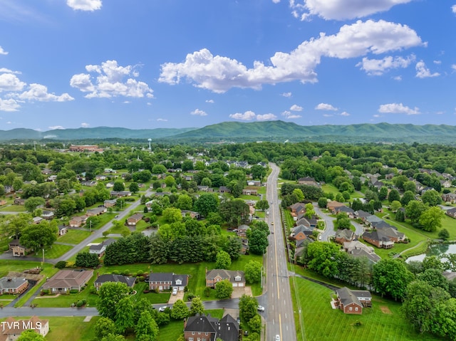 821 Regency Dr, Johnson City, TN 37604 - aerial view of residential area featuring mountains
