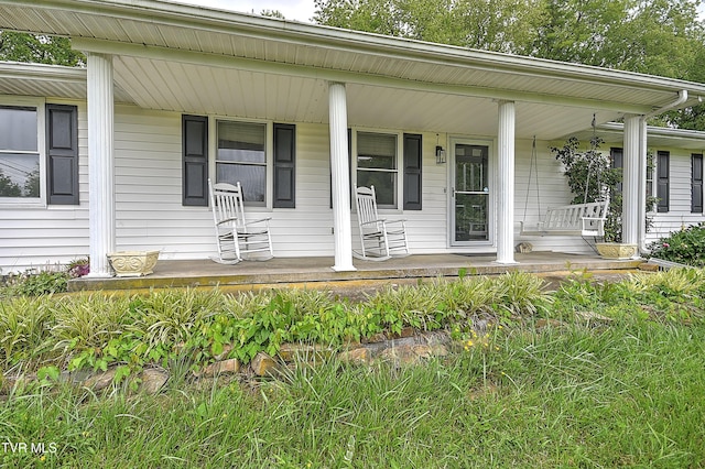 18505 Ironwood Loop, Abingdon, VA 24210 - view of exterior entry with covered porch