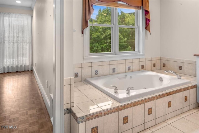 121 Queensgate, Bristol, TN 37620 - full bath with a tub with jets and baseboards
