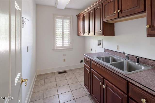 121 Queensgate, Bristol, TN 37620 - kitchen featuring a sink and light tile patterned floors