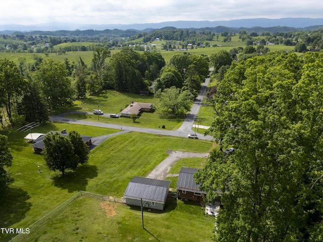 963 NE Woodlawn Ter, Abingdon, VA 24210 - overview of rural landscape with a mountainous background
