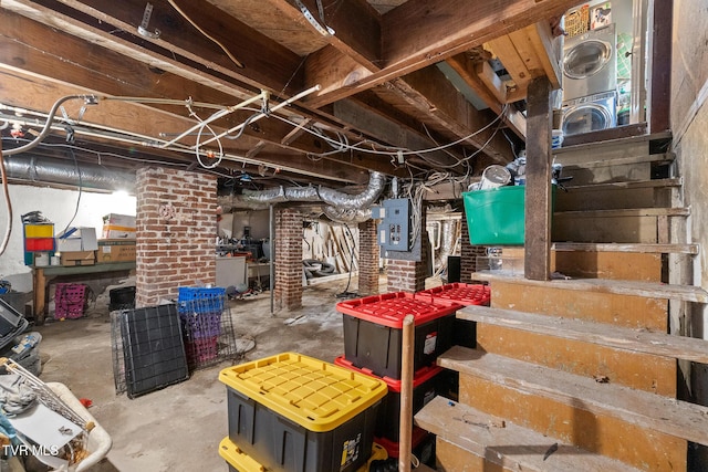 408 N Main St, Greeneville, TN 37745 - unfinished basement featuring electric panel