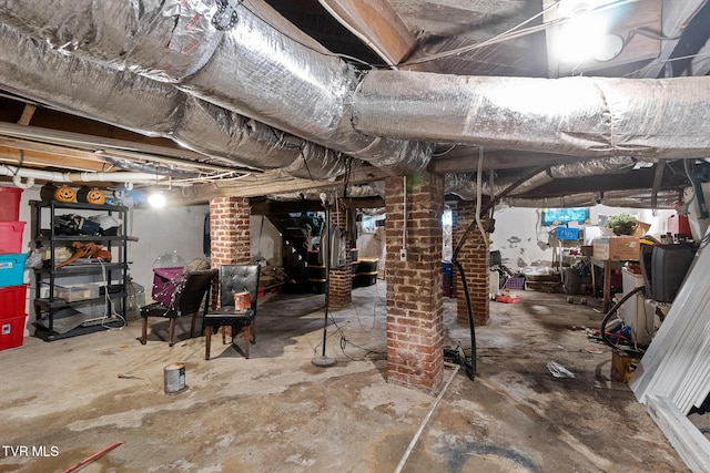 408 N Main St, Greeneville, TN 37745 - view of unfinished basement