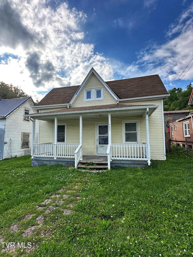 405 W Main St, Saltville, VA 24370 - bungalow-style home with covered porch