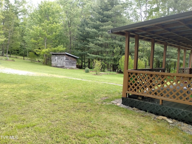 6560 Gilliam Rd, Wise, VA 24293 - view of grassy yard featuring an outbuilding and a shed