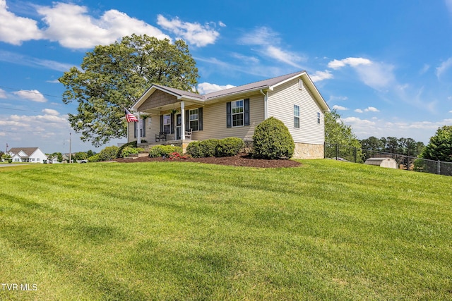 1086 Quaker Run, Telford, TN 37690 - ranch-style home with a porch