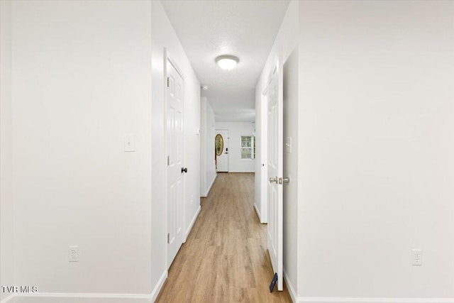 212 Amanda Ln Unit 2, Bristol, TN 37620 - hall with baseboards and light wood-type flooring