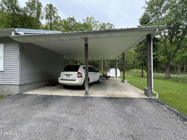 200 Glenbrook Mountain Rd, Keokee, VA 24265 - view of parking with driveway and a carport