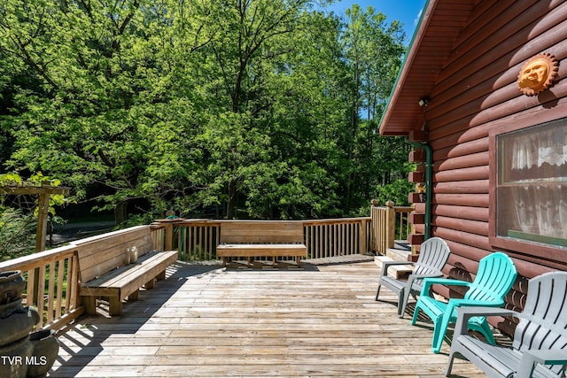 109 Hatley Hollow Rd, Butler, TN 37640 - view of deck