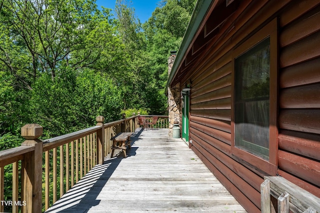 109 Hatley Hollow Rd, Butler, TN 37640 - view of wooden terrace