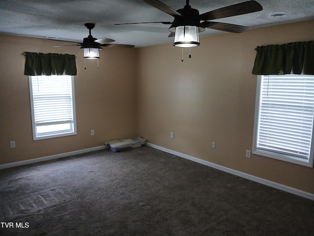 1318 Willow St, Kingsport, TN 37664 - carpeted empty room featuring ceiling fan and baseboards