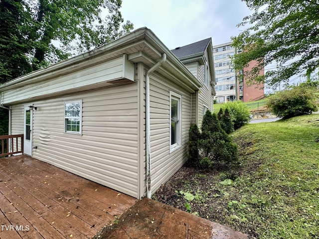 919 Russell St, Bristol, VA 24201 - view of property exterior with a deck