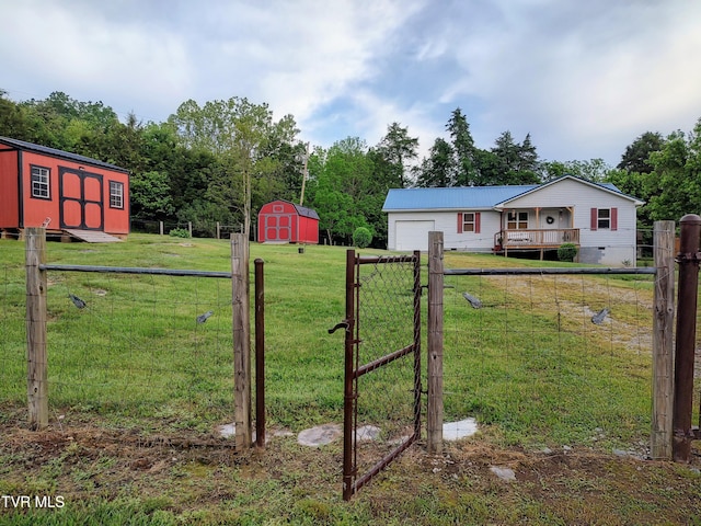 3742 Beech Grove Rd, Jonesville, VA 24263 - view of yard with an attached garage and driveway