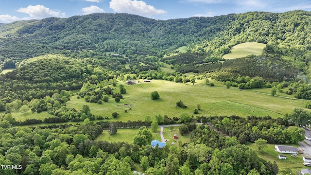 3742 Beech Grove Rd, Jonesville, VA 24263 - drone / aerial view of a heavily wooded area and mountains