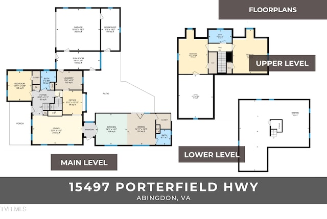 15497 Porterfield Hwy, Abingdon, VA 24210 - floor plan / room layout