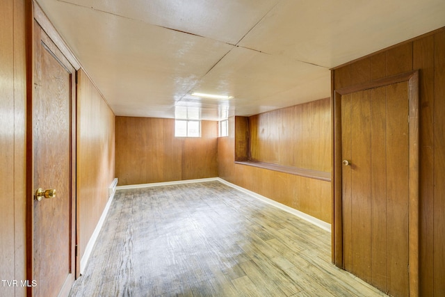 3224 Clover St, Kingsport, TN 37664 - basement with wood finished floors and wood walls