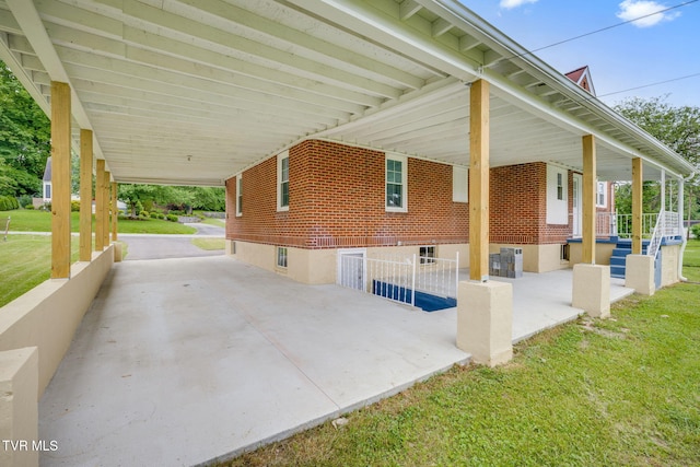 3224 Clover St, Kingsport, TN 37664 - view of patio with a porch and an attached carport