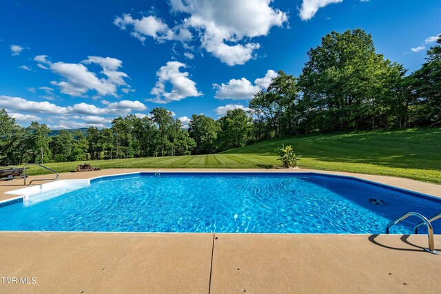 7540 Erwin Hwy, Chuckey, TN 37641 - swimming pool featuring a lawn