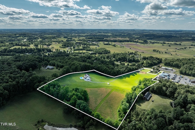 7540 Erwin Hwy, Chuckey, TN 37641 - aerial overview of property's location featuring property parcel outlined