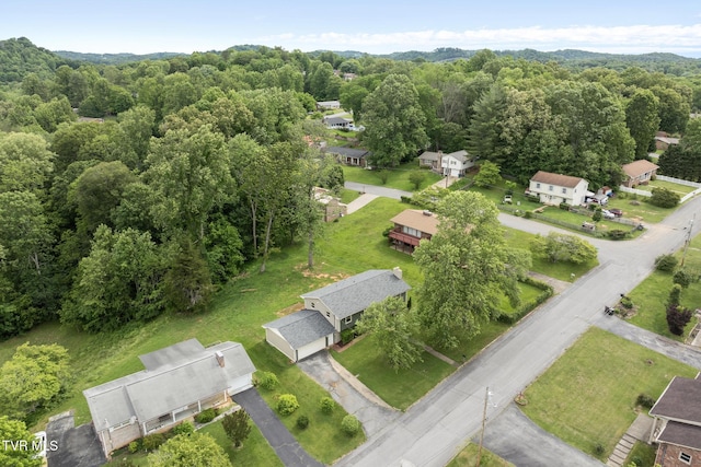 405 Castaway Dr, Kingsport, TN 37663 - aerial overview of property's location featuring a heavily wooded area
