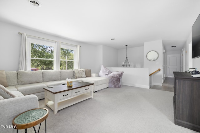 405 Castaway Dr, Kingsport, TN 37663 - living area with light colored carpet and baseboards