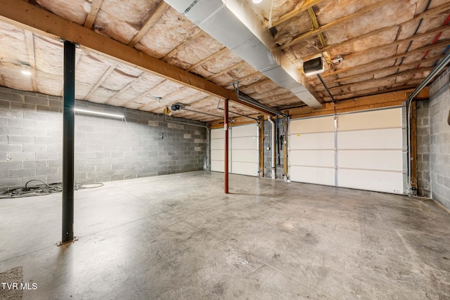 1213 American Way, Jonesborough, TN 37659 - garage with concrete block wall