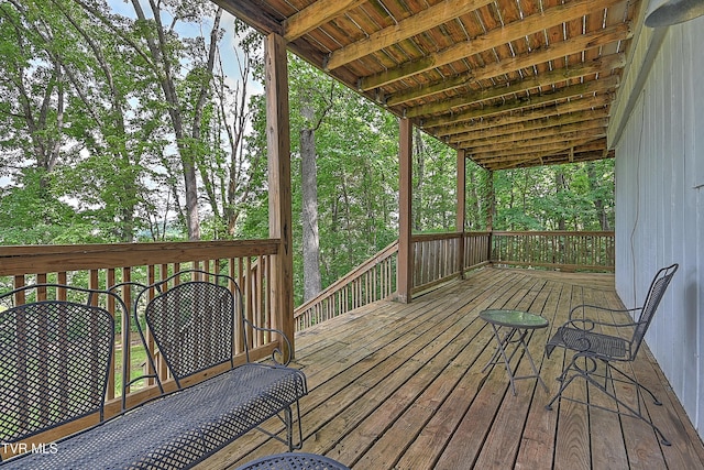 view of deck