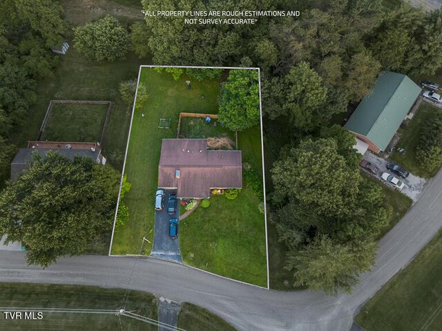 16319 Mary St, Abingdon, VA 24210 - aerial view of property's location featuring property boundaries highlighted