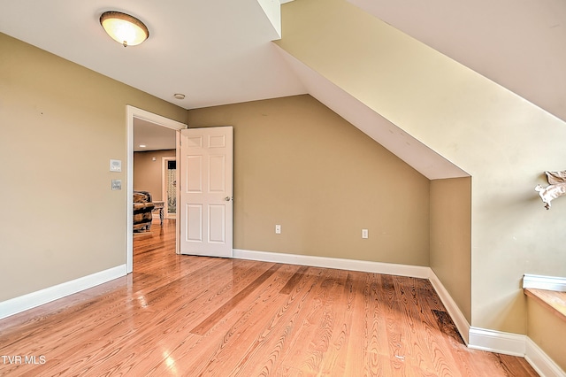 2041 King College Rd, Bristol, TN 37620 - bonus room with light wood-style floors, lofted ceiling, and baseboards