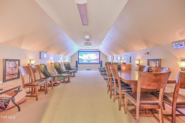 2041 King College Rd, Bristol, TN 37620 - carpeted dining room with vaulted ceiling