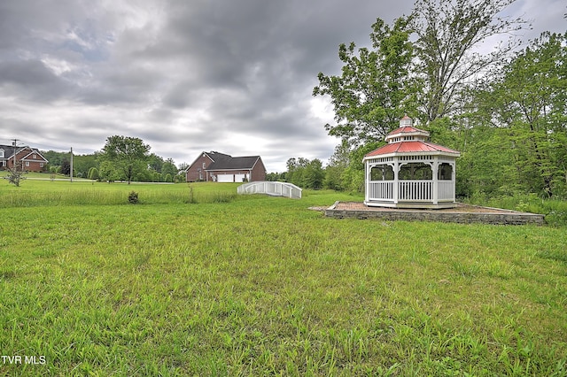 2041 King College Rd, Bristol, TN 37620 - view of grassy yard with a gazebo