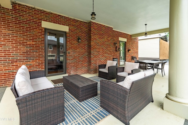 2107 Bartlett St, Johnson City, TN 37601 - view of patio featuring an outdoor hangout area