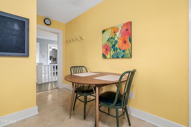2107 Bartlett St, Johnson City, TN 37601 - dining area featuring baseboards