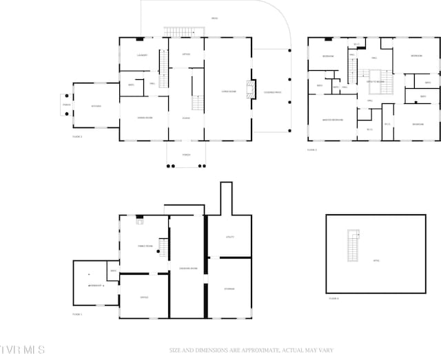 2107 Bartlett St, Johnson City, TN 37601 - room layout