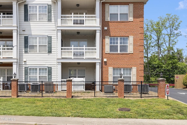2008 Millennium Pl Unit 201, Johnson City, TN 37604 - view of building exterior featuring fence and central air condition unit