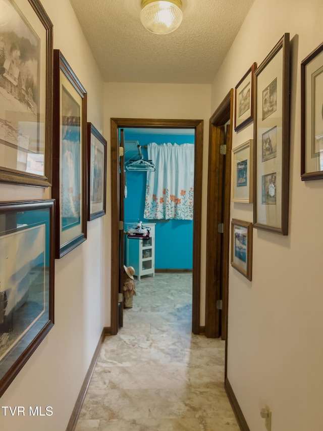 519 Foxgate Dr, Erwin, TN 37650 - corridor featuring a textured ceiling and baseboards