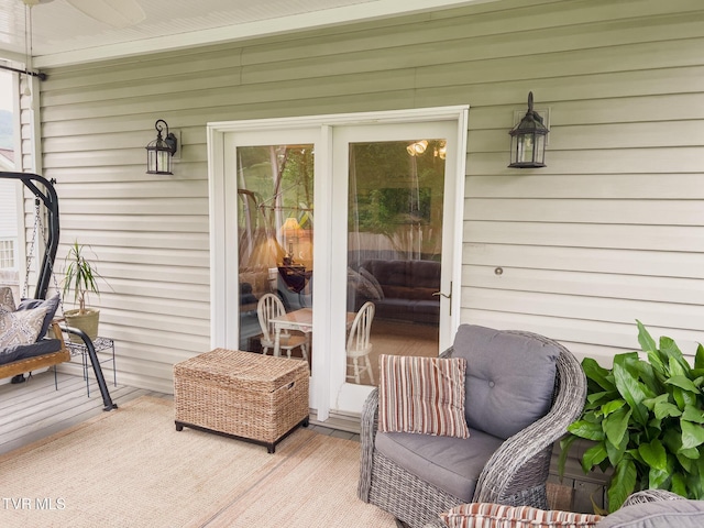519 Foxgate Dr, Erwin, TN 37650 - view of wooden terrace