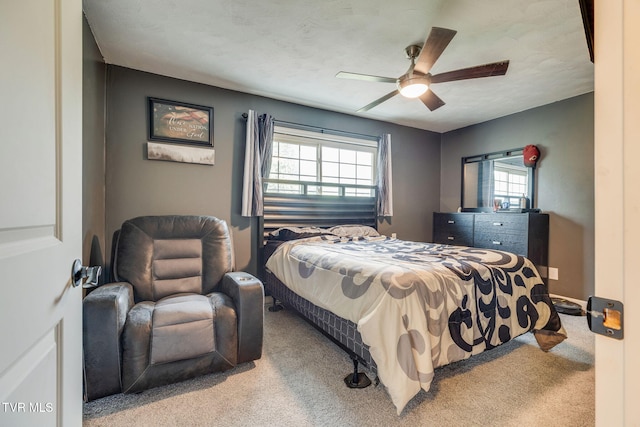 7175 Reedy Creek Rd, Bristol, VA 24202 - bedroom with carpet floors and a ceiling fan