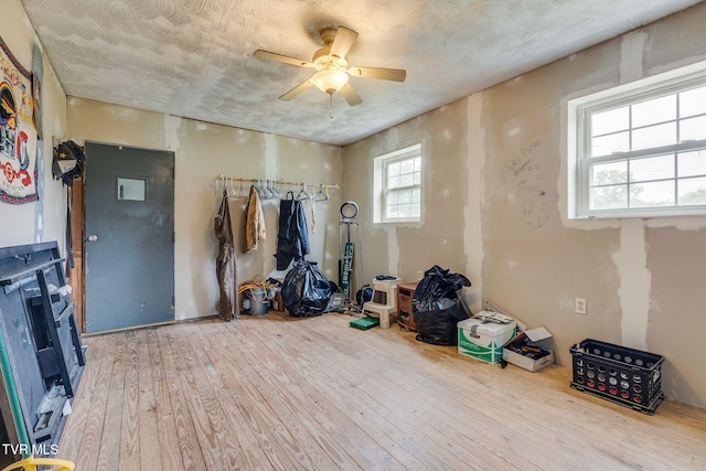 7175 Reedy Creek Rd, Bristol, VA 24202 - interior space featuring hardwood / wood-style flooring and a ceiling fan