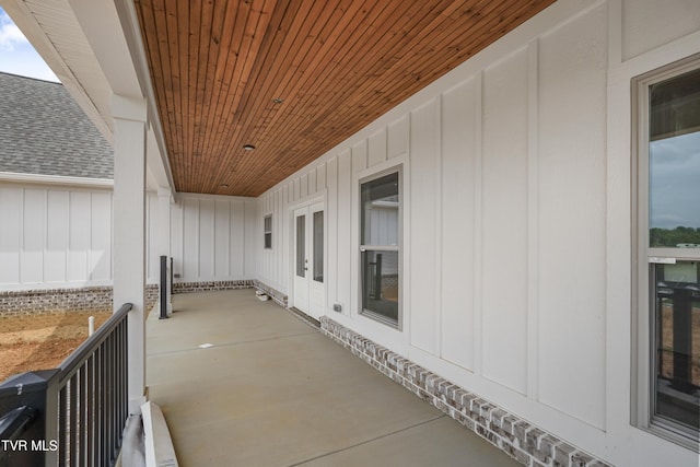 view of patio / terrace with french doors
