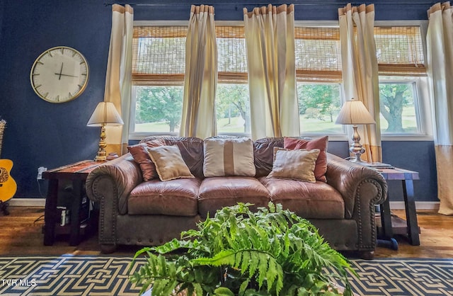 1382 Elijah Martin Rd, Whitesburg, TN 37891 - living area featuring wood finished floors and baseboards