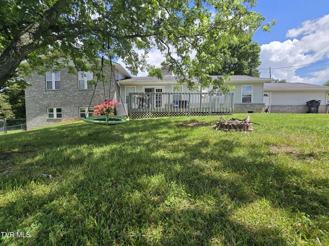 1382 Elijah Martin Rd, Whitesburg, TN 37891 - rear view of property with a chimney