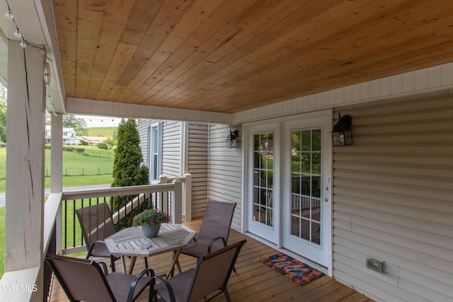 435 Sulpher Spring Rd, Chilhowie, VA 24319 - deck with a lawn