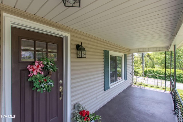 435 Sulpher Spring Rd, Chilhowie, VA 24319 - view of patio featuring a porch