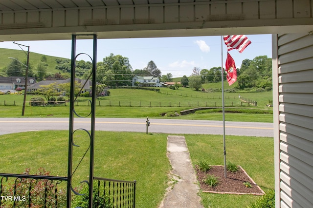 435 Sulpher Spring Rd, Chilhowie, VA 24319 - view of green lawn with a view of countryside