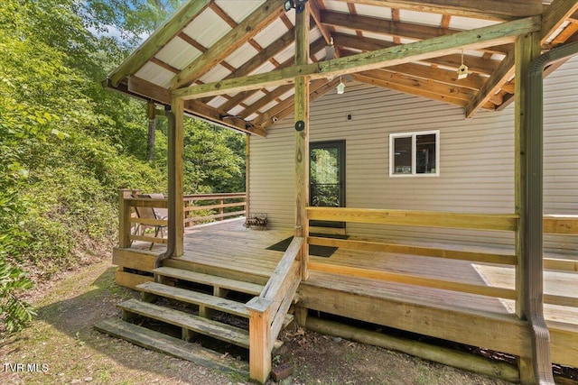 108 Chock Creek Rd, Johnson City, TN 37601 - view of wooden deck