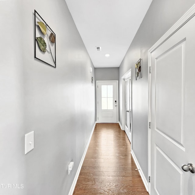 2358 Stream View Ln, Morristown, TN 37814 - hallway featuring baseboards and wood finished floors